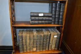 Eighteen Leather Bound Volumes of the Works of Shakespeare