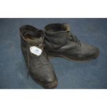 Pair of Clog Soled Boots
