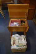 Retro Sewing Box and Patterns