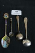 Four Hallmarked Silver Spoons