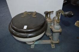 Blake & Son Baby Ship Hand Pumped Toilet