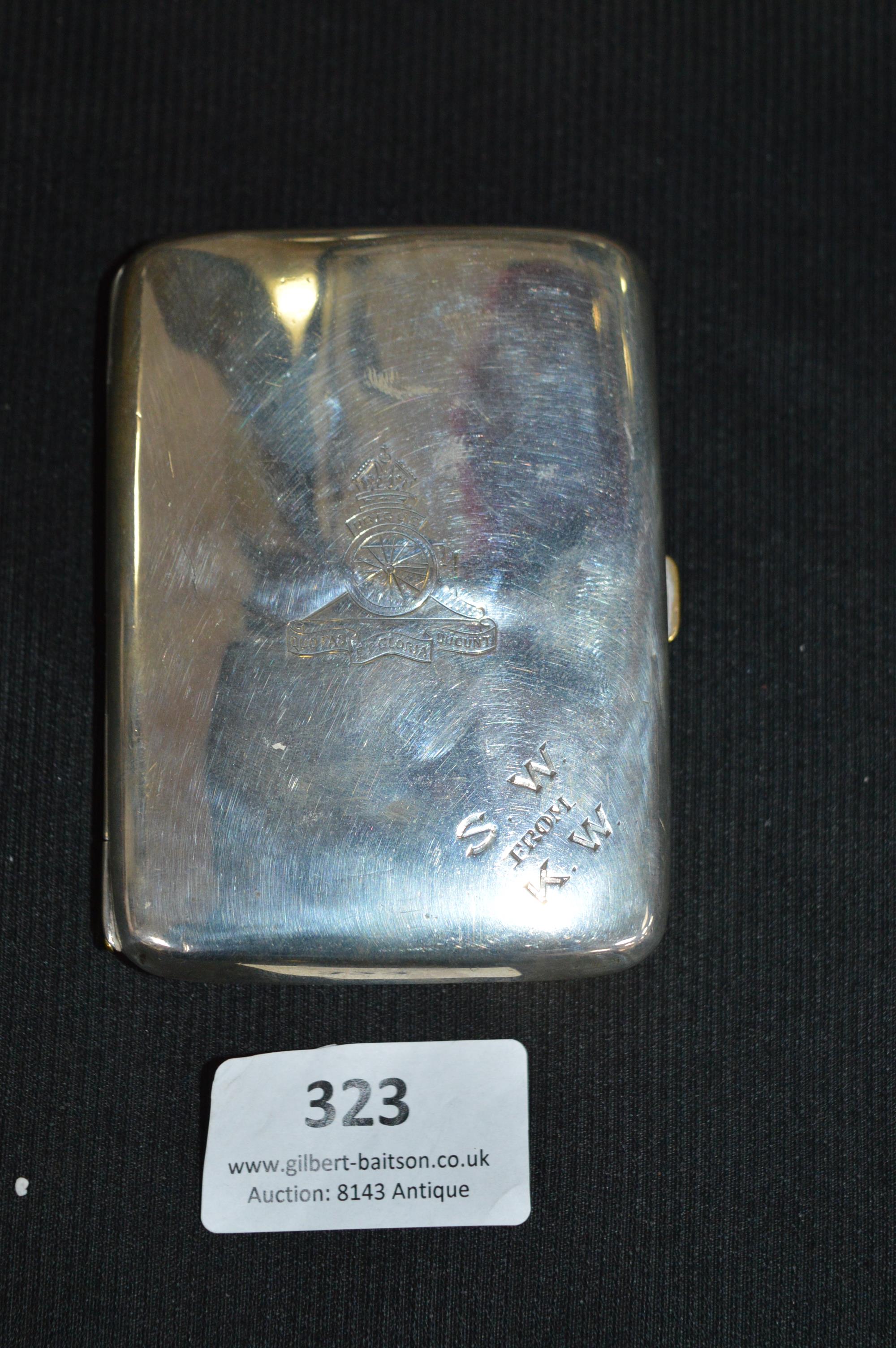 Hallmarked Silver Cigarette Case