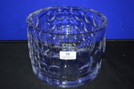 Heavy Glass Punch Bowl