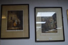 Pair of Coloured Engraving Signed E.Jackson Stodart