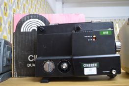 Cinerex 818 Dual 8mm Movie Projector in Original B