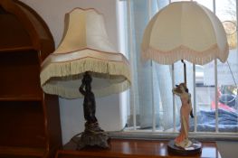 Two Decorative Table Lamps