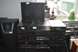 Panasonic Audio System with Sony Speaker and Mini