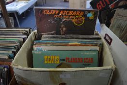 Vintage 12" LP Records Including Elvis