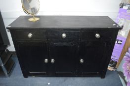 Black Ash Effect Sideboard