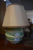 Green Pottery Table Lamp