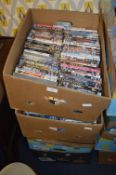 Four Boxes of DVDs