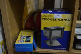 Maplin Video Cine Adapter, Fenco Groovemaster, and