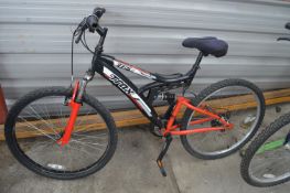 Trax Black & Red Mountain Bicycle