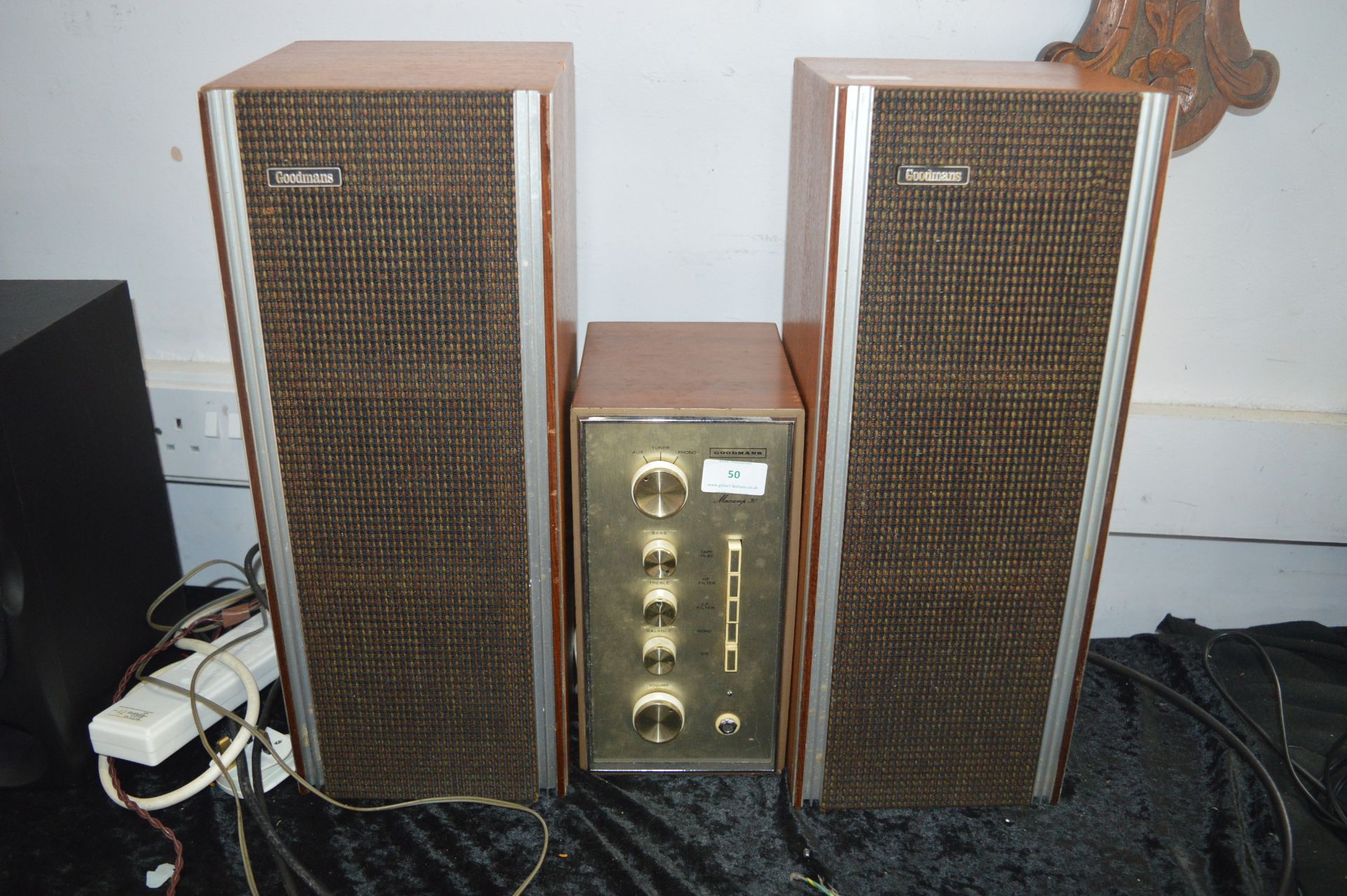 Goodmans Vintage Tuner, Amp and Speakers