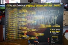 Large Darts Poster - Stan James World Matchplay 20