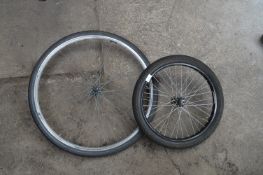 Pair of Bicycle Wheels