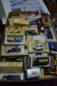 Box of Days Gone and Other Diecast Model Cars