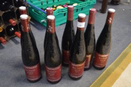 Eight Bottles of Hungarian Red Wine