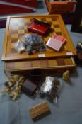 Two Wooden Chess Sets, etc.