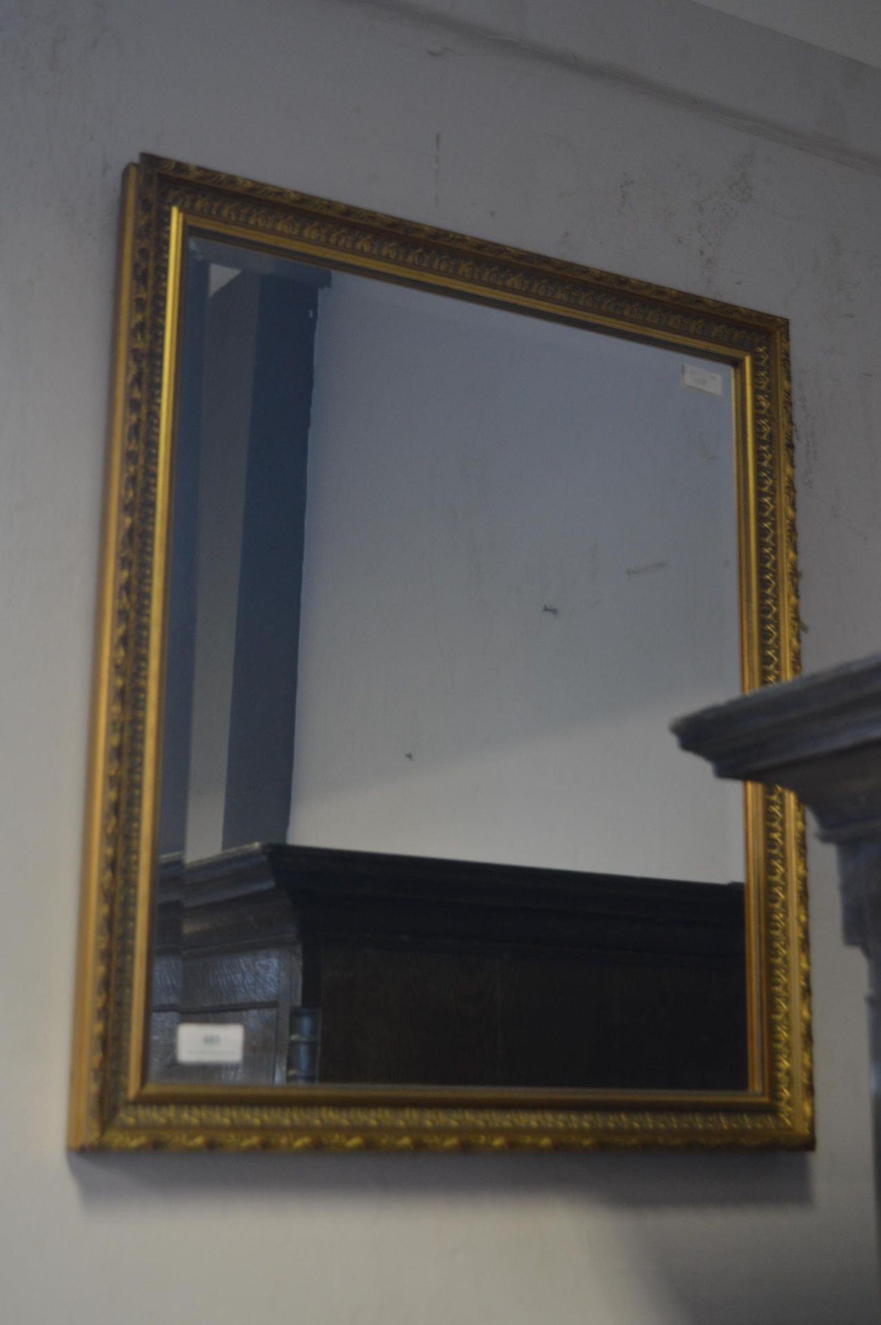 Gilt Framed Bevelled Edge Wall Mirror
