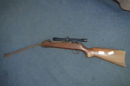 BSA Meteor .177 Air Rifle with BSA Telescopic Site