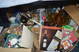 Seven Boxes of Household Items; Ornaments, Vases,