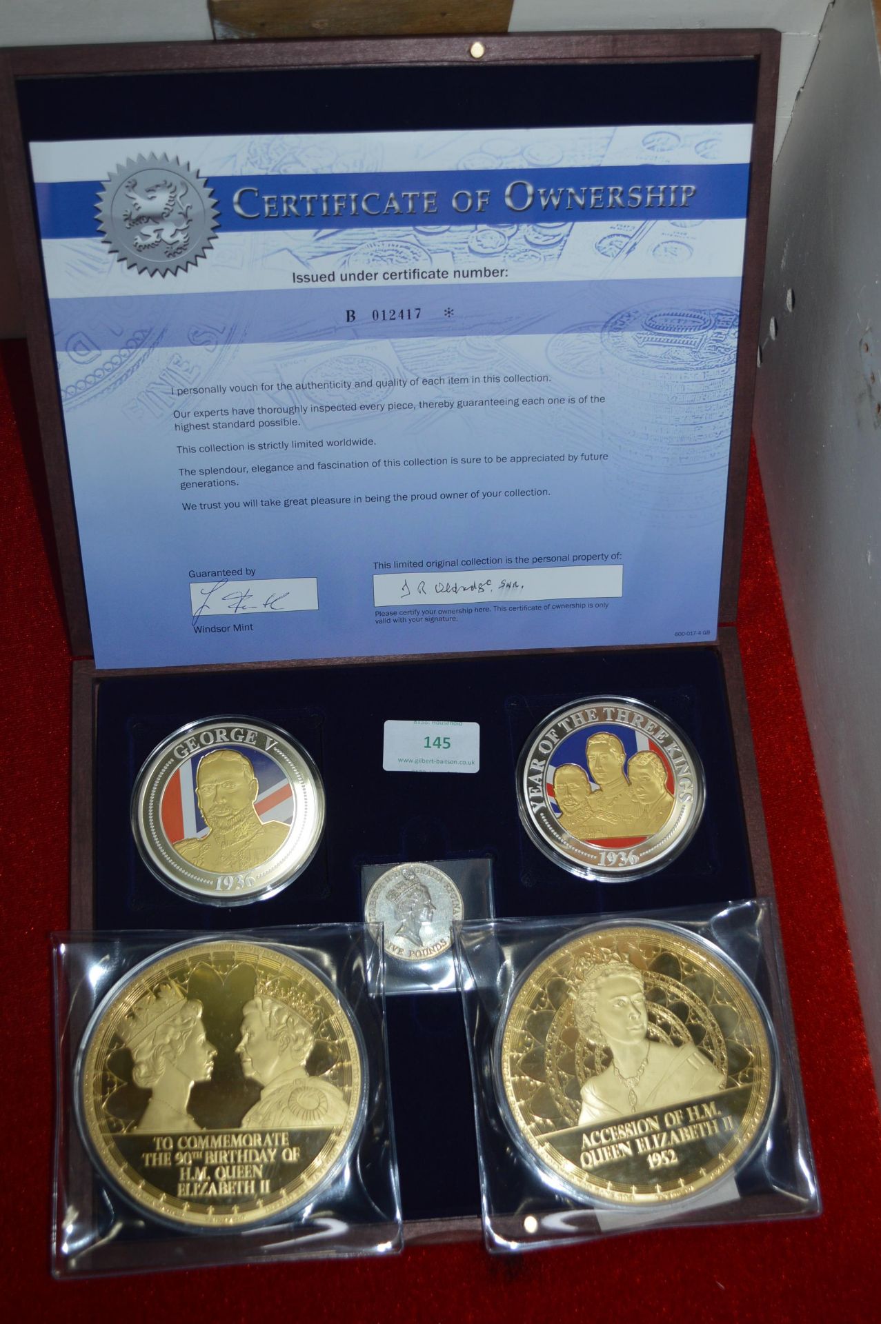 Commemorative Coinage Collection, etc.