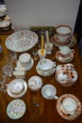 Part Tea Sets, Pottery Items Including Minton Dish