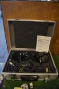 Hard Case Containing Sound Equipment; Sony and Oth