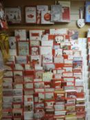 Contents of Christmas Card Display Stand