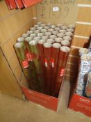 40 Rolls of Red & Gold Wrapping Paper