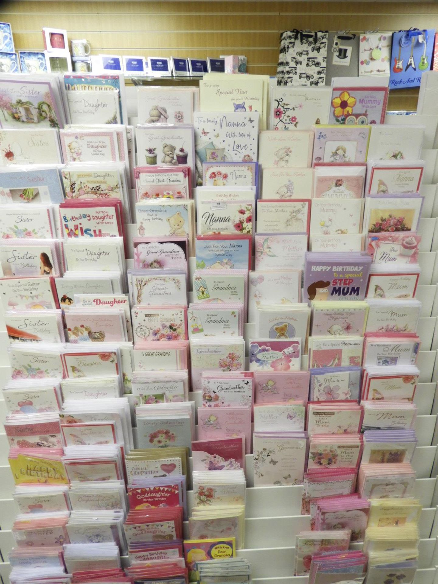 Quantity of Birthday Cards (Mostly Female)