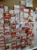 Large Quantity of Assorted Christmas Cards; All Th