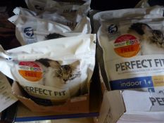 *8x 750g of Perfect Fit Indoor Cat Dry Food