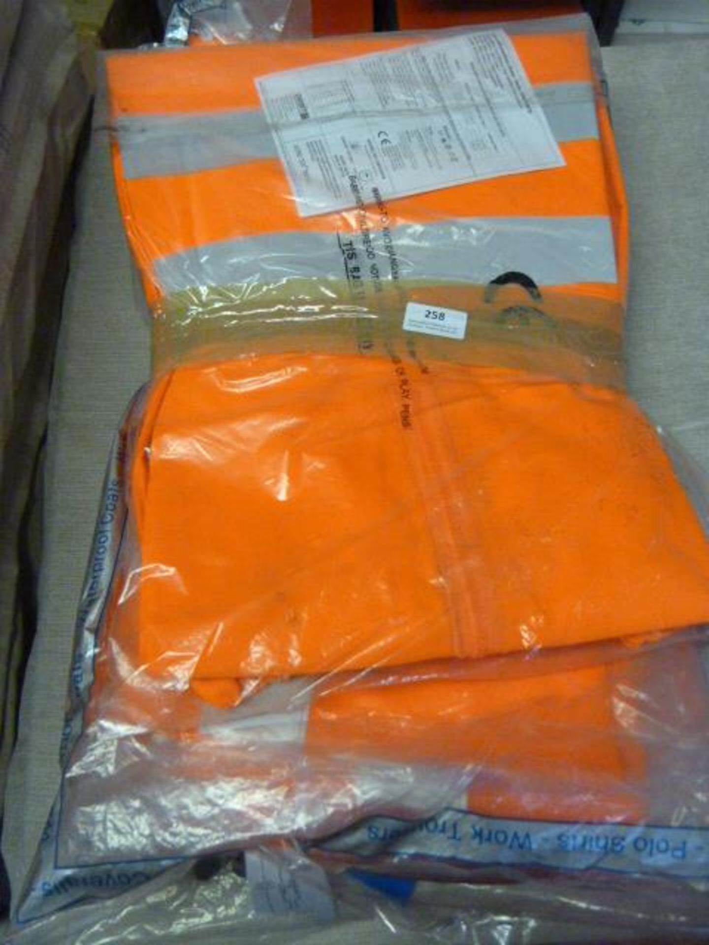 Four Pairs of Orange Hi-Vis Trousers