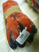 5 Pairs of Red Polycoat Matrix Gloves