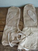 Pair of Cold Weather Gauntlets Dated 1943