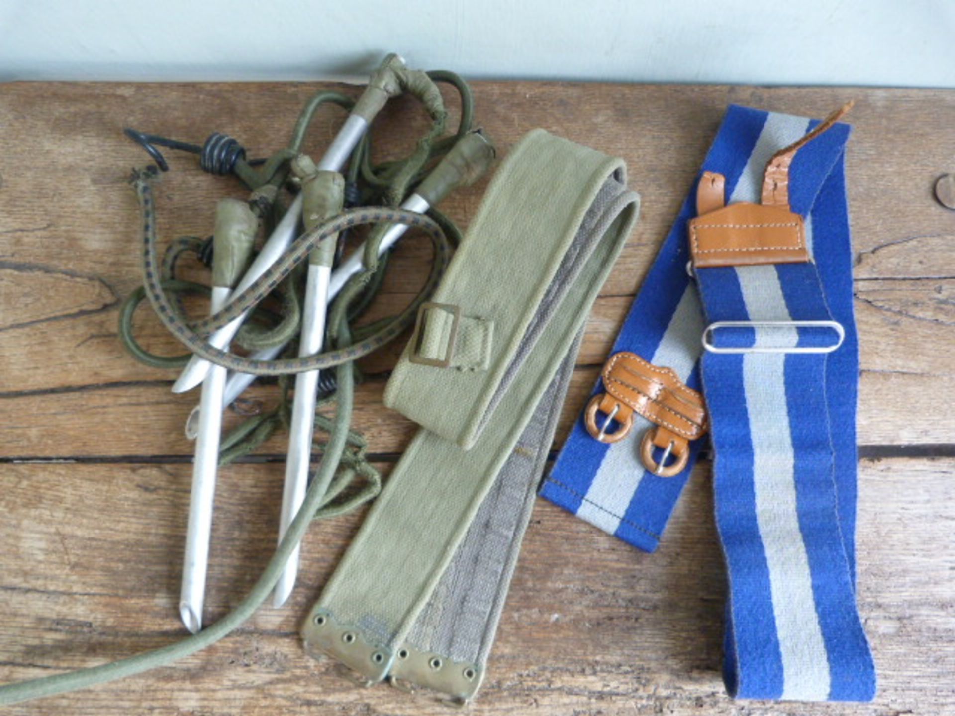 RCT Stable Belt, Vintage Green Belt, and Kippex Pe