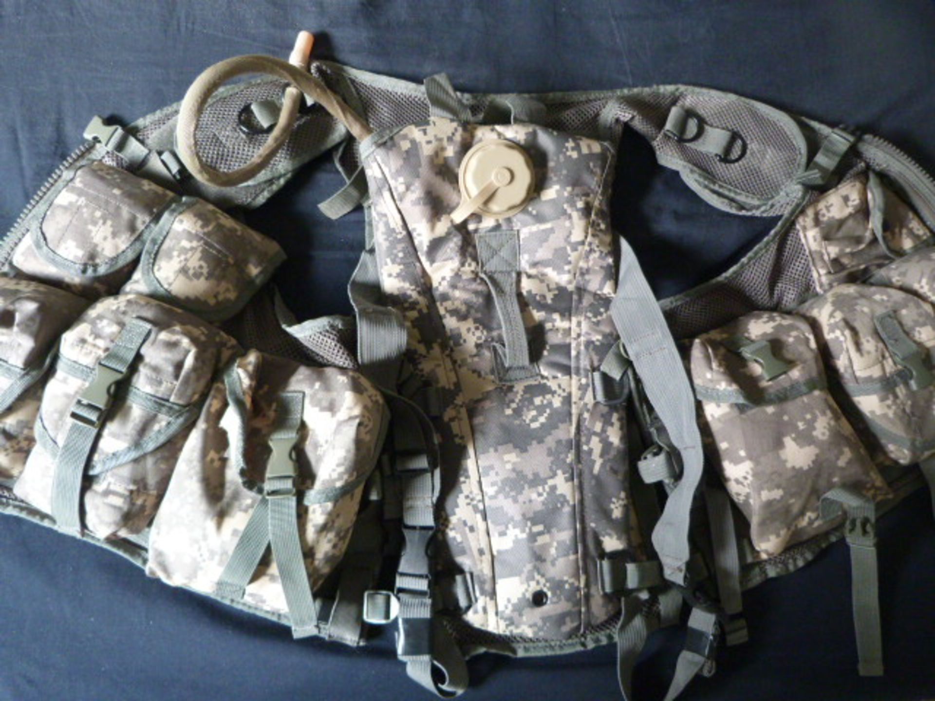 Miltech Digicam Assault Vest with Integrated Camel