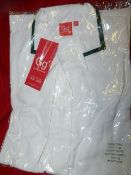 *20 Grahame Gardner Female Tunics (White/Bottle Gr