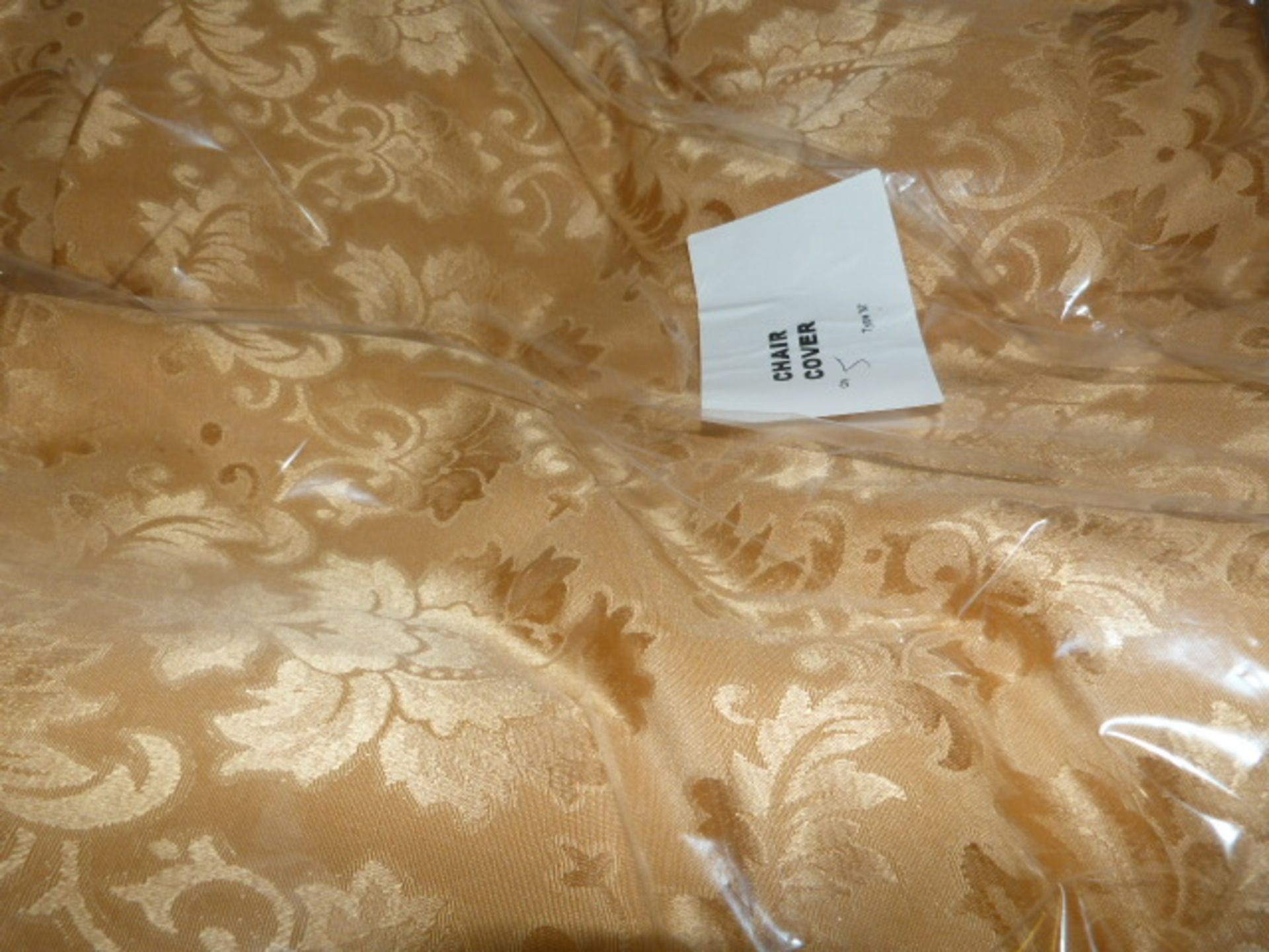 *53 Gold Brocade Chair Covers