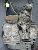Digicam Assault Vest with Integrated Holster