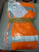 Three Black NIght Hi-Vis Sweatshirts (Orange) Size