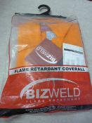 Bizweld Overall (Orange) Size: S/31