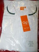 *26 Grahame Gardner Female Tunics (White/Bottle Gr