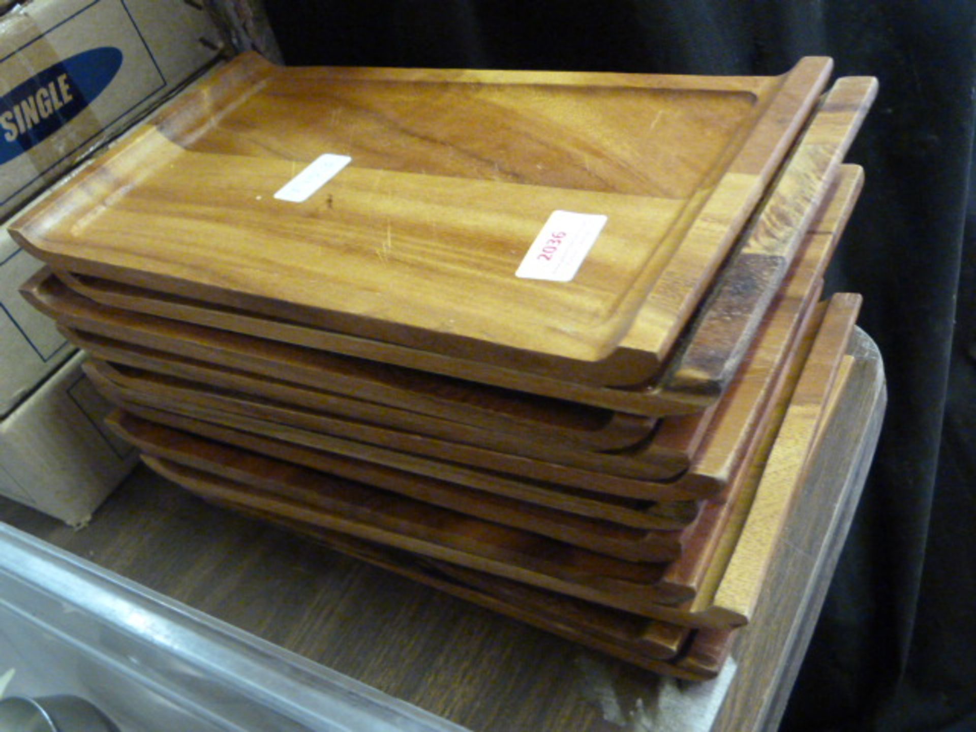 *Eleven Wooden Serving Boards