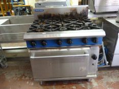*Blue Seal Six Ring Gas Hob over Oven
