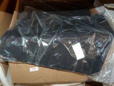*79 Black Polycotton Chair Covers