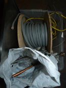 *Box of Cable, Plumbing Fittings, etc.