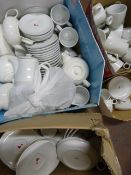 *Three Boxes of China Teapots, Cups, Saucers, etc.